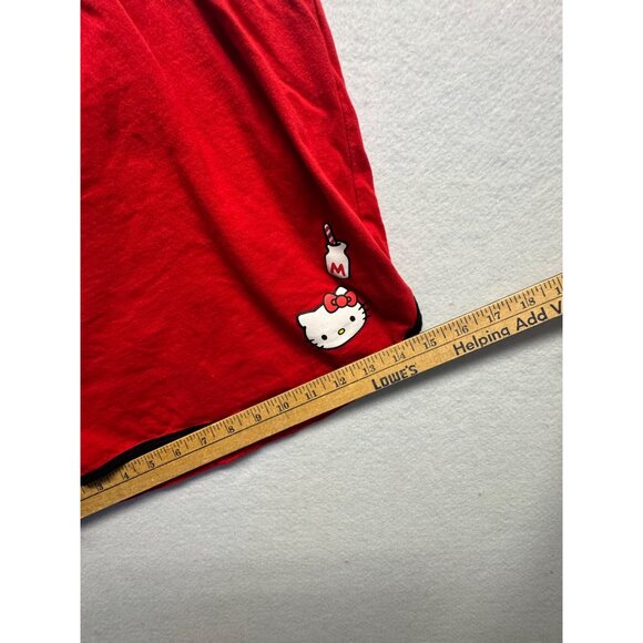 Red Hello Kitty Womens Lounge Shorts Size 5XL By Shein - Picture 5 of 6